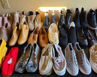 Women's shoes and accessories, mostly new