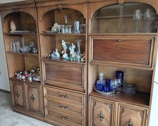 wall unit and collectables