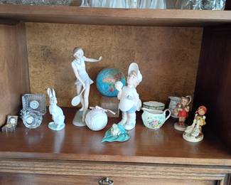 Lladro, hummels, fitz and floyd, china, waterford,