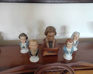 Busts of great composers