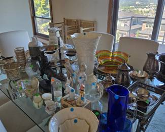 Lenox, Waterford, Lladro, Spode, beautiful glassware