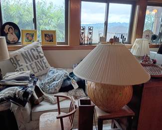 Lamps and furniture