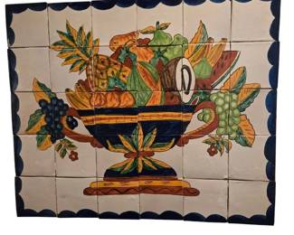 Vibrant Talavera Tile Wall Art