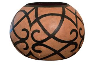 Lovely Gourd Basket by Ethel Owen