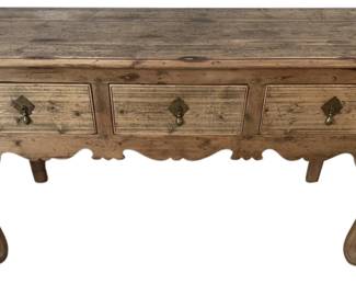 Antique French Provincial Style Dresser Base Foyer Table