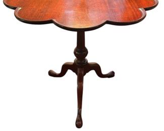 Chippendale Style Piecrust Top Tea Table