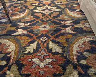 Large Vintage Mahal Area Rug