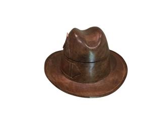 Rare Antique Black Forest Novelty Gentlemans Treen Carved Wood Inkwell