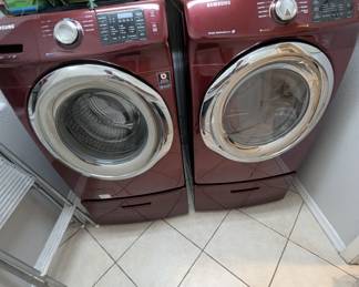 Front load washer and dryer