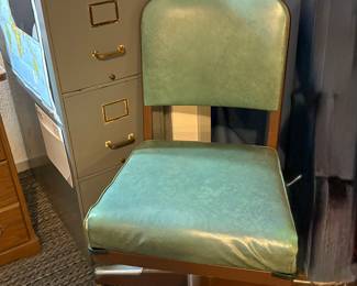 Rolling Steel Office Chair 