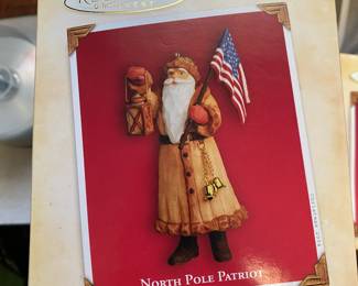 Hallmark 2004 Patriotic Santa Ornament ~ NORTH POLE PATRIOT