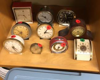 vintage alarm clocks