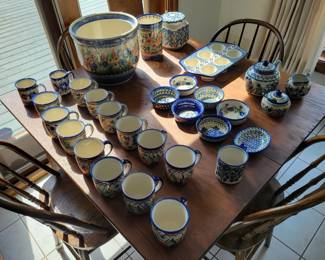 Great Collection of Polish Pottery!