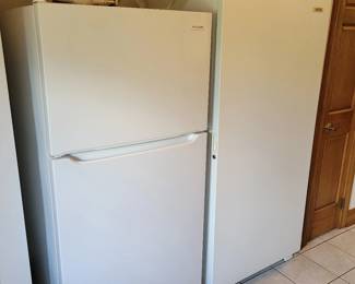 Very Nice Upright Freezer and Refrigerator.