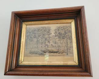 Signed Caroline Williams, Print.