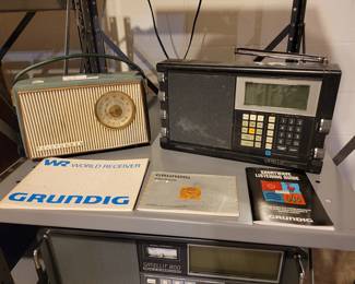 Grundig Satellit 500 Radio & Telefunken Kavalier Portable Radio.
