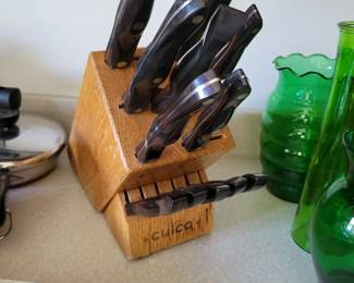 Cutco Knife Set.