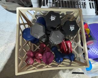 Various Size Weights.