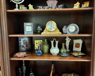 Globe, Clocks, African, Pottery