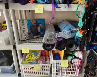 Weight Vest, Yoga Mats
