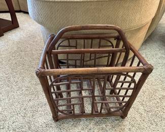 Cane Magazine Rack