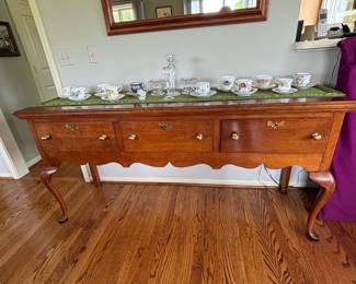 Buffet w/Tea Cup Sets