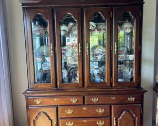 Large Lighted China Cabinet