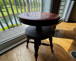 Antique Piano Stool