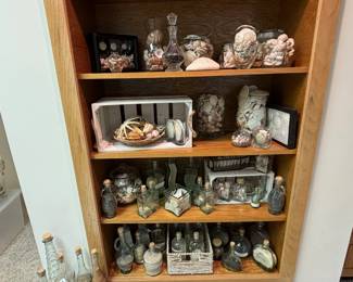 Sea Shells, Crates, Sand Bottles