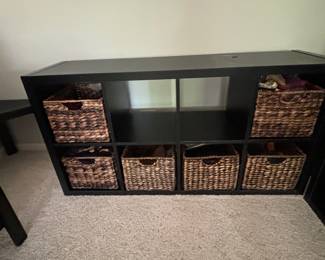 Black Cubbies w/6 Baskets