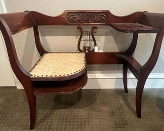Antique phone table