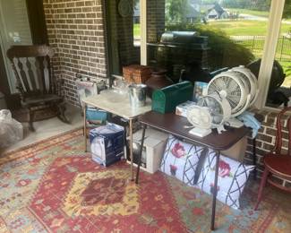 Outdoor rugs, pillows and accessories
