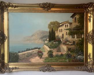 Many art selections throughout the home