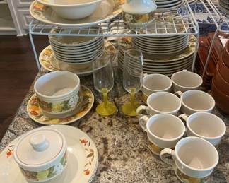 Metlox Poppy trail dishware