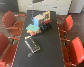 Desk and 4 chairs