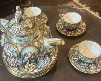 Capodimonte Tea set, Italy