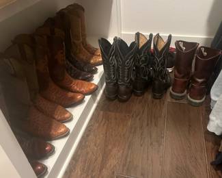 Large boot selection