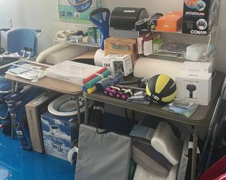 Spa accessories and more exercise equipment