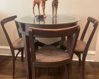 Antique pharmacy display table