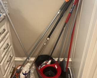 All types of cleaning suppplies!