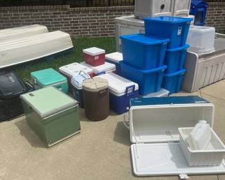 And coolers