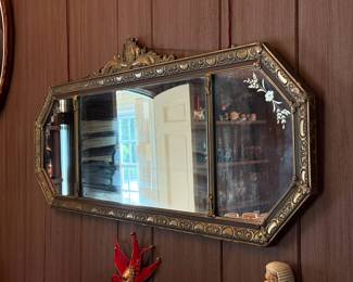 Antique Engraved Mirror