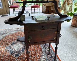 Antique smoking table