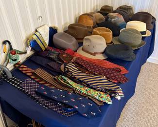 Vintage Ties and Hats