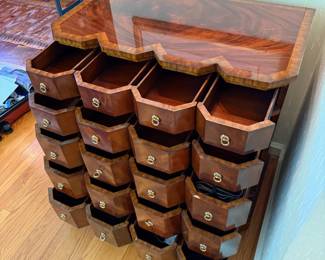 Vintage Mahogany Chest of Drawers by Maitland-Smith