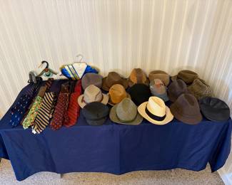 Vintage Ties and Hats