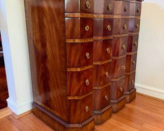 Vintage Mahogany Chest of Drawers by Maitland-Smith