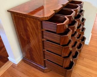 Vintage Mahogany Chest of Drawers by Maitland-Smith