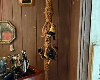 Macrame Wine Bottle Holder