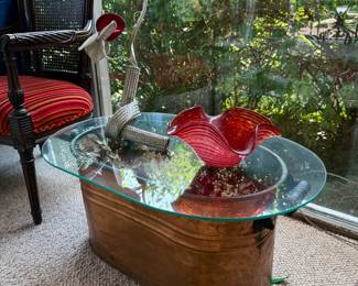 Vintage Copper Tub/Table